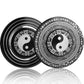 Portable Feng Shui Bagua Tai Chi Gyroscope Compass