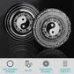 Portable Feng Shui Bagua Tai Chi Gyroscope Compass