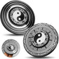 Portable Feng Shui Bagua Tai Chi Gyroscope Compass