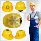 Summer Ventilated Safety Helmet with Solar-Powered Fan