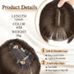 💥Limited Time Big Sale 49% OFF💥 Natural Hair Toppers with Bangs for Women