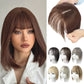 💥Limited Time Big Sale 49% OFF💥 Natural Hair Toppers with Bangs for Women