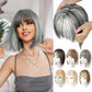 💥Limited Time Big Sale 49% OFF💥 Natural Hair Toppers with Bangs for Women