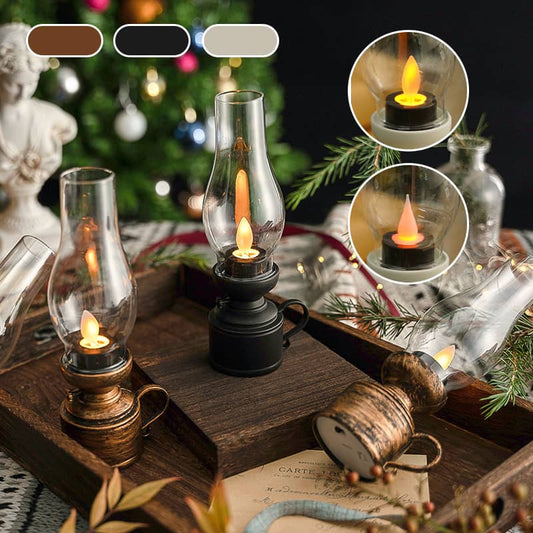 👍Last Day Promotion 50% OFF💥💥LED Vintage Kerosene Lamp Electronic Swing Candle