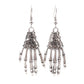 Jointed Skeleton Dangle Long Earrings