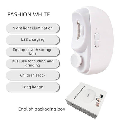 ✨Perfect for All Ages✨3-in-1 Automatic Electric Nail Clipper with Polishing