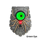 Spider-Eye Rotating Doorbell with Creepy Glowing Effect