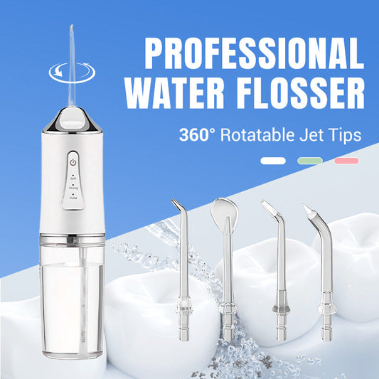 🔥 49% OFF🔥Water flosser portable teeth cleaner travel toothbrush portable oral dental floss irrigator