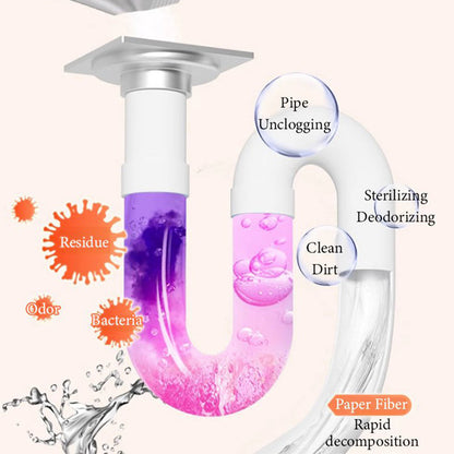 🧼🌸Multi-Use Powerful Anti-Clog Drain Cleaner Powder