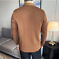 Men's Casual Solid Color Faux 2-Piece Top