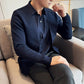 Men's Casual Solid Color Faux 2-Piece Top
