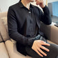 Men's Casual Solid Color Faux 2-Piece Top