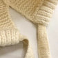 Women’s Cozy Knitted Fluffy Bonnet with Ties