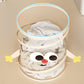 Cute Large Collapsible Mesh Laundry Basket