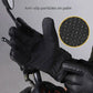 PU Leather Riding Windproof Warm Gloves
