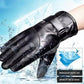 PU Leather Riding Windproof Warm Gloves