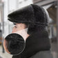 Men's Warm Padded Peaked Cap