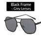 Irregular Frame UV Protection Polarized Lens Sunglasses