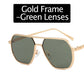 Irregular Frame UV Protection Polarized Lens Sunglasses