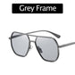 Irregular Frame UV Protection Polarized Lens Sunglasses