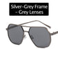 Irregular Frame UV Protection Polarized Lens Sunglasses