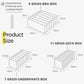 Underwear & Clothing Storage Box with Compartments