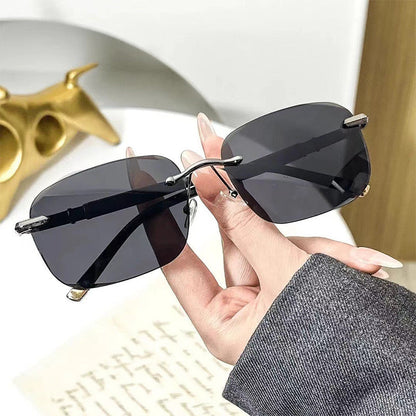 ✨LAST DAY SALE 49% OFF✨High Definition Rimless Protective Sunglasses
