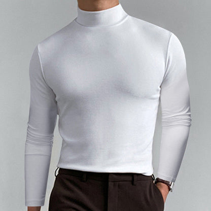 🖤Black Friday Sale:60% OFF🔥Mens High Neck Slim Fit Long Sleeve T-shirt