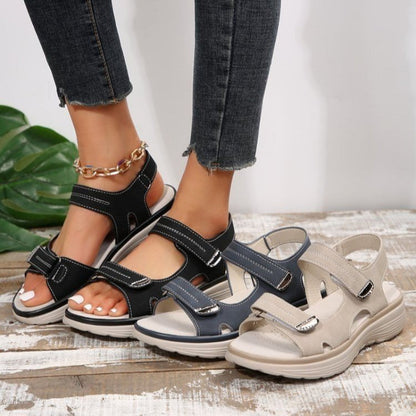 💥Hot Sales-49% OFF🔥Women’s Wedge Sandals with Hook & Loop Straps
