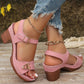 🔥 Women's Chunky Heeled Sandals
