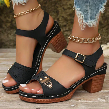 🔥 Women's Chunky Heeled Sandals