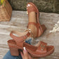 🔥 Women's Chunky Heeled Sandals