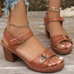 🔥 Women's Chunky Heeled Sandals
