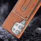 Leather Magnetic Card Case Holder Case Cover for Samsung S Series