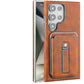 Leather Magnetic Card Case Holder Case Cover for Samsung S Series