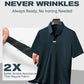 🎁Hot Sale 55% OFF⏳Men’s Casual Lapel Breathable Wrinkle-free T-shirt
