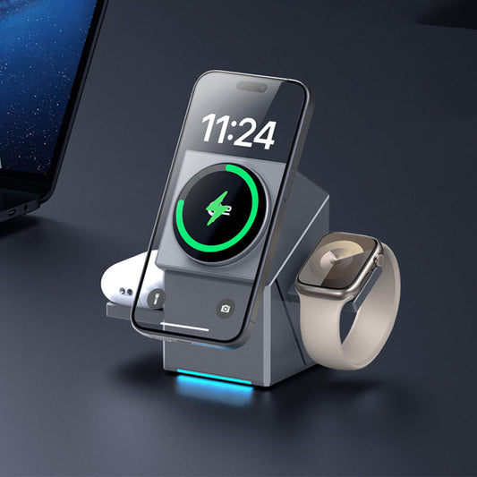 ⏳Limited-time 50% off⏰3-in-1 Foldable Magnetic Wireless Charging Station📱🔋