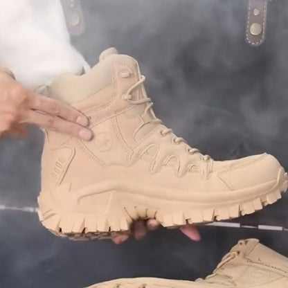 🔥🥾Men's Rugged & Stylish High-Top Outdoor Boots
