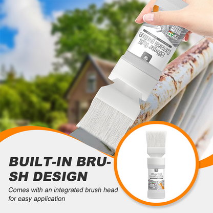 ⏰ LIMITED TIME 50% OFF! 🔥✨Water-Based Metallic Silver Paint with Built-in Brush