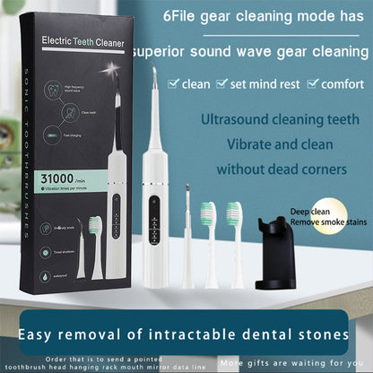 🔥2025 Hot Sale 50% OFF🦷 Sparkling Smile – Pro Ultrasonic Teeth Cleaner with Multi-Speed Control