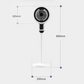 Quiet 3-Speed Oscillating Pedestal Fan