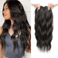 🔥Wavy Clip-In Hair Topper with Bangs for Thinning Hair