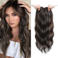 🔥Wavy Clip-In Hair Topper with Bangs for Thinning Hair