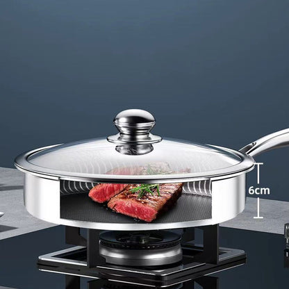 🍳Limited Time 50% Off - Premium Non-Stick Pan with Lid（Free Gift- Spatula）