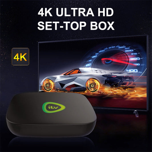 📺50% OFF NOW! ✨ 4K Ultra HD Set-Top Box - Streaming & Recording, HDR10+ & Voice Remote, Compatible with All TVs 🛜📦