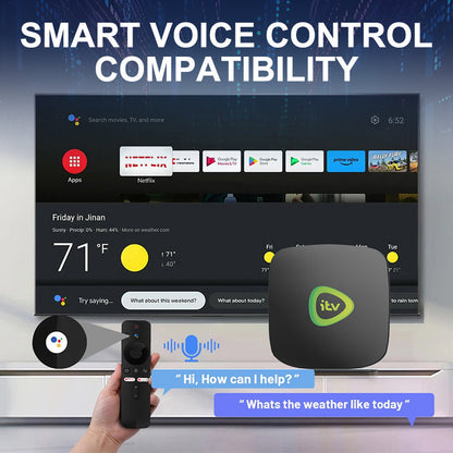 📺50% OFF NOW! ✨ 4K Ultra HD Set-Top Box - Streaming & Recording, HDR10+ & Voice Remote, Compatible with All TVs 🛜📦