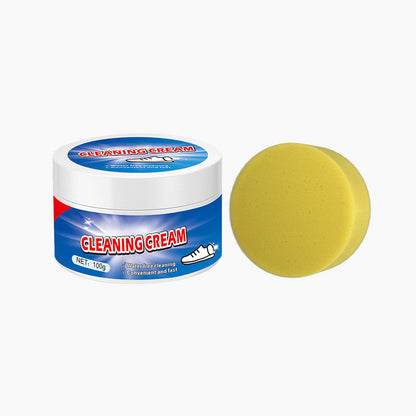 Multifunctional No-Rinse Cleaning Cream for White Shoes