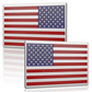 2PCS Flag Emblem Car Decal