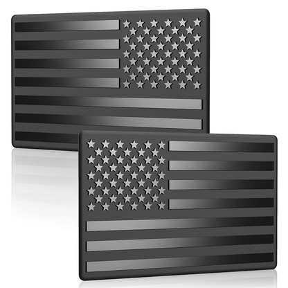 2PCS Flag Emblem Car Decal