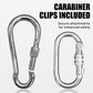 Heavy Duty Pulley System Kit with Carabiner Clips